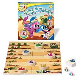 Produktbild: Ravensburger 20950 - Tempo, kleine Klapperschlange! - das lustige Brettspiel für Kinder ab 4 Jahren, für alle Fans auch von Tempo kleine Schnecke
