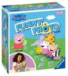 Produktbild: Ravensburger 20982 - Peppa Pig Funny Photo Game, Aktionsspiel mit handlicher Spielzeug Kamera, für 2 bis 4 Kinder ab 3 Jahren, Peppa Pig Spielzeug