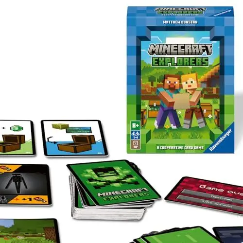 Produktbild: Ravensburger 21580 Minecraft Explorers - Kooperatives Kartenspiel für 1-4 Personen ab 8 Jahren