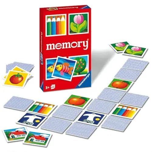 Produktbild: Ravensburger 22457 - Kinder Memory®, der Spieleklassiker für die ganze Familie, Merkspiel für 2-6 Spieler ab 3 Jahren