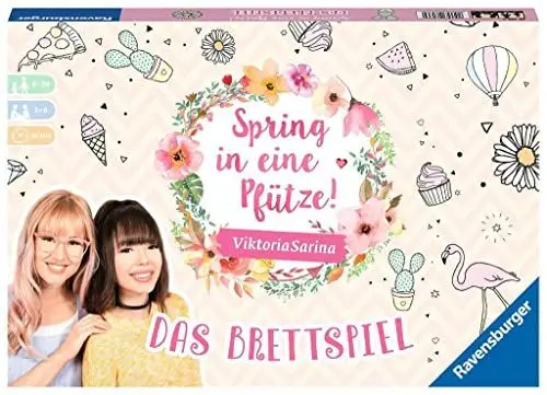 Produktbild: Ravensburger 26136 - Spring in eine Pfütze! - Das Brettspiel für Beste Freunde oder den ganzen Freundeskreis, Kreativität & Fantasie ab 8 Jahren, für 2-6 Spieler - ViktoriaSarina