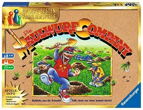 Produktbild: Ravensburger 26423 - Die Maulwurf Company - Familienspiel für Erwachsene und Kinder ab 8 Jahren, Ideal für Spieleabende mit Freunden oder der Familie für 1-4 Spieler