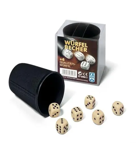 Produktbild: Ravensburger 27096 - Würfelbecher + 6 Würfel