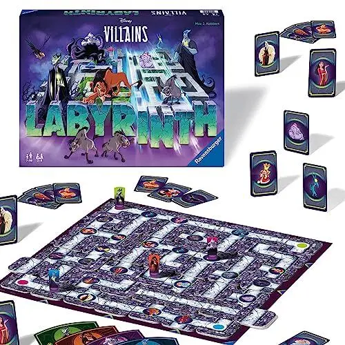 Produktbild: Ravensburger 27271 - Villains Labyrinth - Familienspiel für 2-4 Spieler ab 7 Jahren