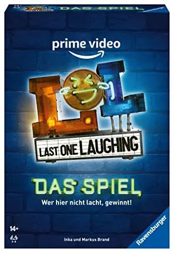 Produktbild: Ravensburger 27524 - Last One Laughing - Das Partyspiel zur Show, LOL Spiel für 3-8 Spieler ab 14 Jahren, über 350 Aufgaben zur Nicht-Lachen-Challenge, das lustige Kartenspiel zur LOL Staffel 1 2 3 4