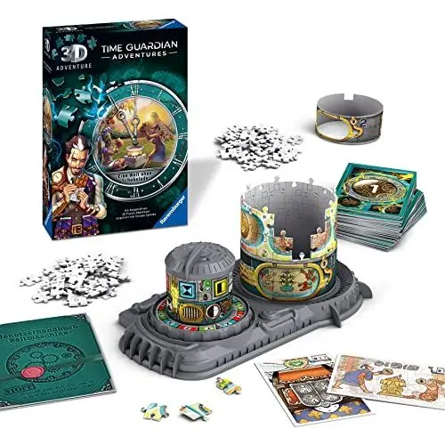 Produktbild: Ravensburger 3D Adventure 11540 TIME Guardian Adventures - Eine Welt ohne Schokolade - Escape Room Spiel, für 1 bis 4 Spieler - Kooperatives 3D Puzzle Abenteuer - einmaliges Event-Spiel ab 12 Jahren