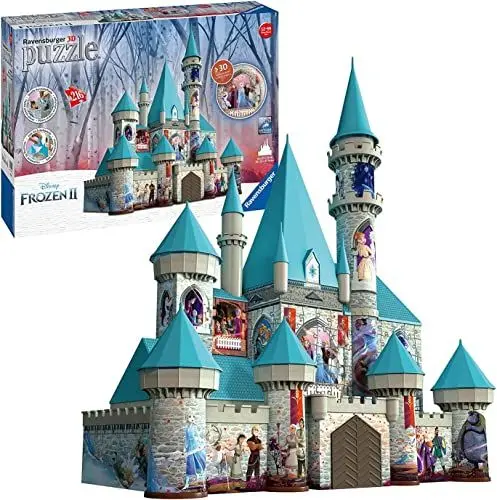 Produktbild: Ravensburger 3D Puzzle 11156 - Disney Frozen 2 Schloss - 216 Teile - Für alle Eisköniginnen Fans ab 10 Jahren