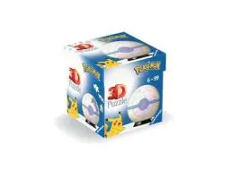 Produktbild: Ravensburger 3D Puzzle 11582 - Puzzle-Ball Pokémon Pokéballs - Heilball - (EN) Heal Ball - für große und kleine Pokémon Fans ab 6 Jahren