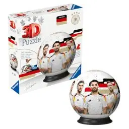 Produktbild: Ravensburger 3D Puzzle 11588 - Puzzle-Ball DFB - Puzzleball für Fans der deutschen Nationalmannschaft und der EM2024 - für große und kleine Fußball-Fans ab 6 Jahren