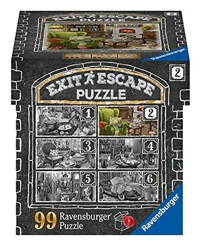 Produktbild: Ravensburger 3D Puzzle EXIT Puzzle 16878 - Im Gutshaus Wohnzimmer - 99 Teile Puzzle für Erwachsene und Kinder ab 14 Jahren