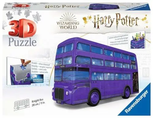 Produktbild: Ravensburger 3D Puzzle 11158 - Knight Bus Harry Potter - Der Fahrende Ritter als 3D Puzzle Fahrzeug - ab 8 Jahren