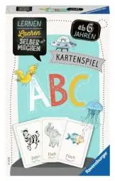 Produktbild: Ravensburger 80347 - Lernen Lachen Selbermachen: ABC, Kinderspiel ab 5 Jahren, Lernspiel für 1-4 Spieler, Kartenspiel, Buchstaben