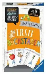 Produktbild: Ravensburger 80659 - Lernen Lachen Selbermachen: Erste Buchstaben, Kinderspiel ab 5 Jahren, Lernspiel für 2-4 Spieler, Kartenspiel