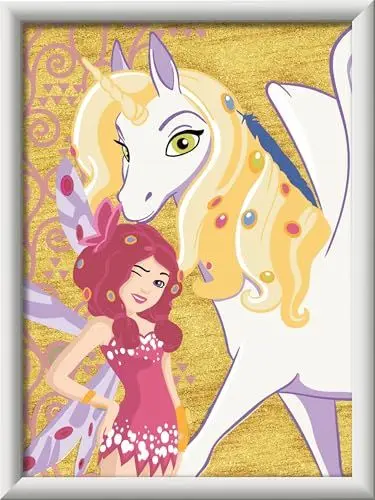 Produktbild: Ravensburger CreArt 23674 - Mia und Onchao - Beste Freunde - Malen nach Zahlen Mia and Me für Kinder ab 7 Jahre