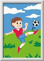 Produktbild: Ravensburger CreArt 23761 - Spaß am Fußball - Malen nach Zahlen Fußball für Jungen und Mädchen ab 7 Jahre