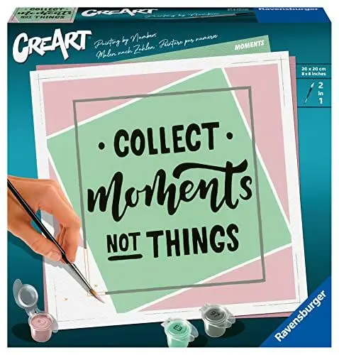 Produktbild: Ravensburger CreArt - Malen nach Zahlen 20270 Collect Moments, not Things ab 12 Jahren