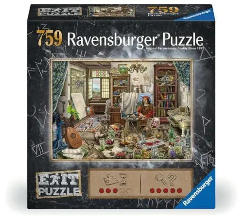Produktbild: Ravensburger EXIT Puzzle 16782 Das Künstleratelier 759 Teile