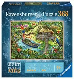Produktbild: Ravensburger EXIT Puzzle Kids - 12924 Die Dschungelexpedition - 368 Teile Puzzle für Kinder ab 9 Jahren, Kinderpuzzle