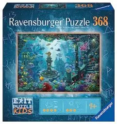 Produktbild: Ravensburger EXIT Puzzle Kids - 13394 Im Unterwasserreich - 368 Teile Puzzle für Kinder ab 9 Jahren, Kinderpuzzle
