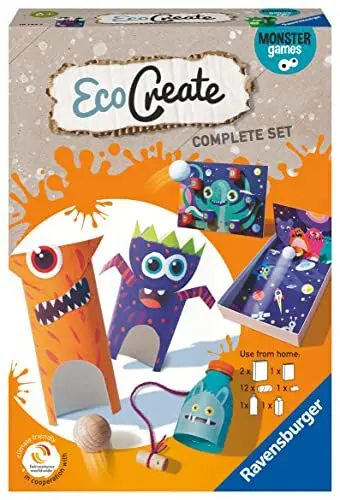 Produktbild: Ravensburger EcoCreate 18144 - Monster Games - Kinder ab 6 Jahren