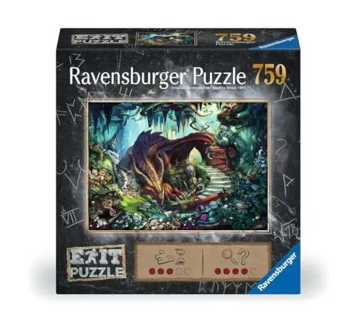 Produktbild: Ravensburger Exit Puzzle 17378 In der Drachenhöhle - 759 Teile Puzzle für Erwachsene und Kinder ab 12 Jahren