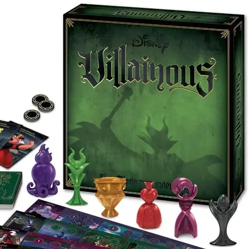 Produktbild: Ravensburger Familienspiel Disney Villainous, Brettspiel für Kinder und Erwachsene, 2-6 Spieler, Gesellschaftsspiel ab 10 Jahren mit Disneybösewichten