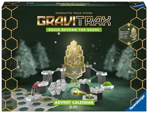 Produktbild: Ravensburger GraviTrax Adventskalender - Ideal für GraviTrax Anfänger und Fans, Konstruktionsspielzeug für Kinder ab 8 Jahren