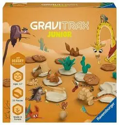 Produktbild: Ravensburger GraviTrax Junior Extension Desert - Erweiterbare Kugelbahn für Kinder, Murmelbahn überwiegend aus nachwachsenden Rohstoffen mit Lernspielzeug und Konstruktionsspielzeug ab 3 Jahren