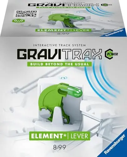 Produktbild: Ravensburger GraviTrax Power Element Lever. Elektronisches Zubehör für Kugelbahnen für Kinder ab 8 Jahren. Kombinierbar mit Allen GraviTrax Produkten und -Linien