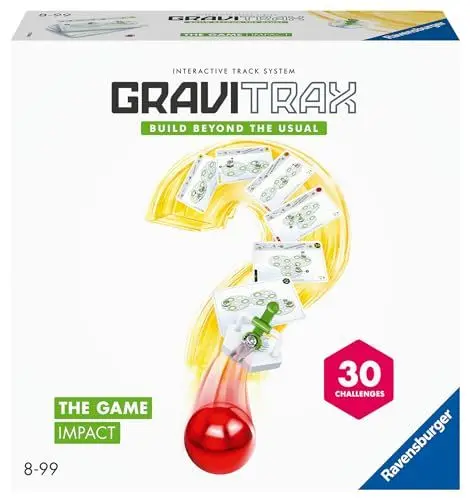Produktbild: Ravensburger GraviTrax The Game Impact - Logikspiel für Kugelbahn Fans, Konstruktionsspielzeug für Kinder ab 8 Jahren