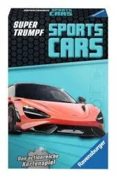 Produktbild: Ravensburger Kartenspiel, Supertrumpf Sports-Cars 20683, Quartett und Trumpf-Spiel für Technik-Fans ab 7 Jahren
