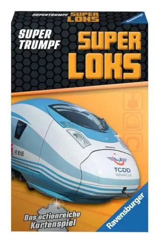 Produktbild: Ravensburger Kartenspiel, Supertrumpf Superloks 20697, Quartett und Trumpf-Spiel für Technik-Fans ab 7 Jahren