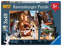 Produktbild: Ravensburger Kinderpuzzle 05626 - Idefix und seine tierischen Freunde - 3x49 Teile Idefix Puzzle für Kinder ab 5 Jahren