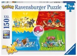 Produktbild: Ravensburger Kinderpuzzle 10035 - Pokémon Typen - 150 Teile XXL Pokémon Puzzle für Kinder ab 7 Jahren