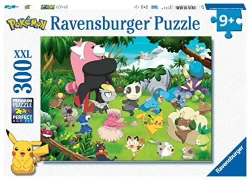 Produktbild: Ravensburger Kinderpuzzle 13245 - Wilde Pokémon - 300 Teile XXL Pokémon Puzzle für Kinder ab 9 Jahren, Pokémon Geschenke
