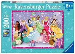 Produktbild: Ravensburger Kinderpuzzle 13385 - EIN Zauberhaftes Weihnachtsfest - 200 Teile XXL Disney Princess Puzzle für Kinder ab 8 Jahren