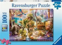 Produktbild: Ravensburger Kinderpuzzle - 12000863 Dinos im Kinderzimmer - 100 Teile XXL Puzzle für Kinder ab 6 Jahren