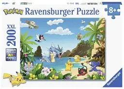 Produktbild: Ravensburger Kinderpuzzle - 12840 Schnapp sie dir alle! - Pokémon-Puzzle für Kinder ab 8 Jahren, mit 200 Teilen im XXL-Format