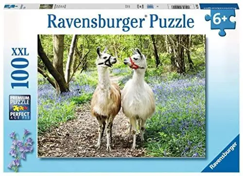 Produktbild: Ravensburger Kinderpuzzle - 12941 Flauschige Freundschaft - Lama-Puzzle für Kinder ab 6 Jahren, mit 100 Teilen im XXL-Format