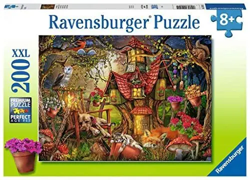 Produktbild: Ravensburger Kinderpuzzle - 12951 Das Waldhaus - Puzzle für Kinder ab 8 Jahren, mit 200 Teilen im XXL-Format