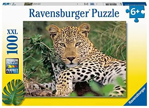 Produktbild: Ravensburger Kinderpuzzle - 13345 Vio die Leopardin - 100 Teile Puzzle für Kinder ab 6 Jahren, White
