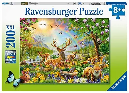 Produktbild: Ravensburger Kinderpuzzle - 13352 Anmutige Hirschfamilie - 200 Teile Puzzle für Kinder ab 8 Jahren
