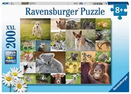 Produktbild: Ravensburger Kinderpuzzle - 13353 Süße Tierbabys - 200 Teile Puzzle für Kinder ab 8 Jahren