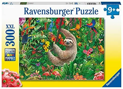 Produktbild: Ravensburger Kinderpuzzle - Gemütliches Faultier - 300 Teile Puzzle für Kinder ab 9 Jahren