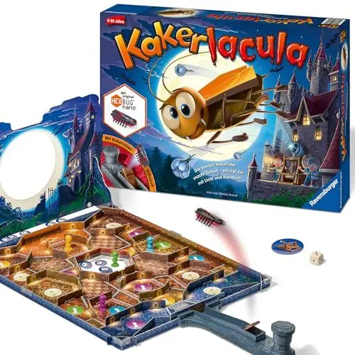 Produktbild: Ravensburger Kinderspiele 22300 - Kakerlacula - Aktionsspiel mit elektronischer Kakerlake für Groß und Klein, Familienspiel für 2-4 Spieler, Kinderspiel ab 5 Jahren