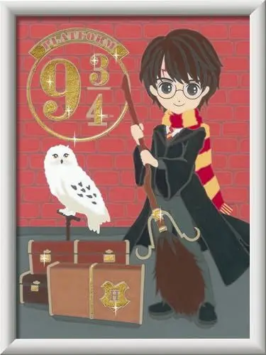 Produktbild: Ravensburger CreArt 20163 - Abfahrt nach Hogwarts - Malen nach Zahlen Harry Potter für Kinder ab 9 Jahre, Malset mit Rahmen, Pinsel und Acrylfarben, Geschenk für Mädchen und Jungen