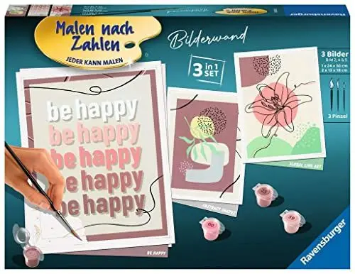 Produktbild: Ravensburger Malen nach Zahlen 20236 – Picture Wall Set – ab 12 Jahren