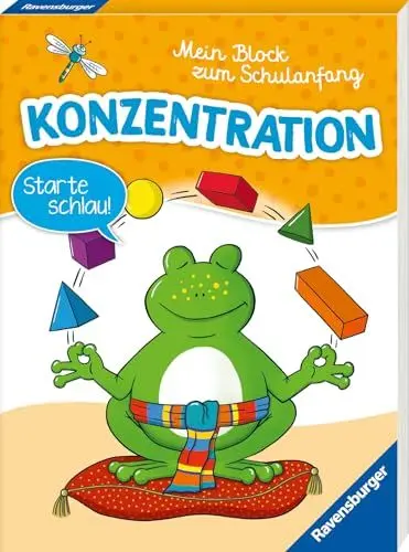 Produktbild: Ravensburger Mein Block zum Schulanfang: Konzentration - Rätselblock ab 6 Jahre - Konzentrationsspiele
