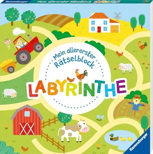 Produktbild: Ravensburger Mein allererster Rätselblock - Labyrinthe - Rätselbuch ab 3 Jahre