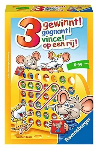 Produktbild: Ravensburger Mitbringspiele 23390-3 gewinnt!